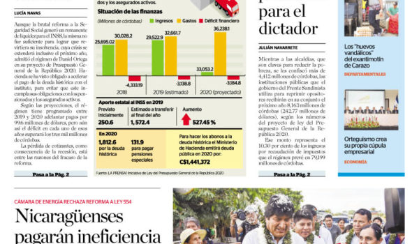 Portada impresa 21-10-2019