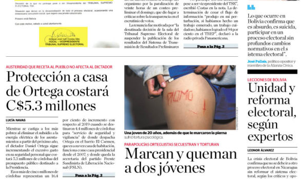 Portada impresa 23-10-2019