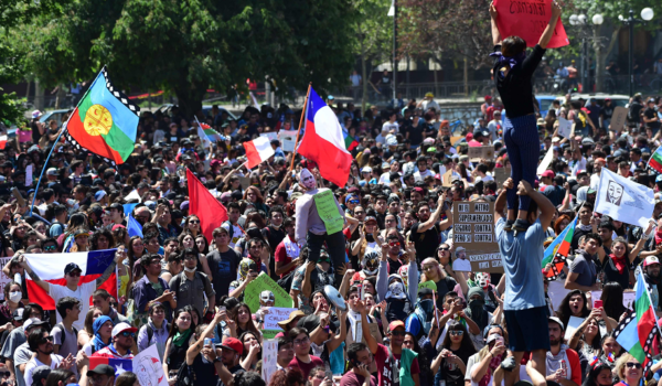 Chile, protestas,. saqueos