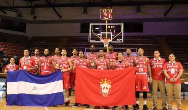 El equipo Real Estelí que hizo historia anoche ante Capitanes en la BCL Américas en Chihuahua. LA PRENSA/CORTESÍA/FIBA