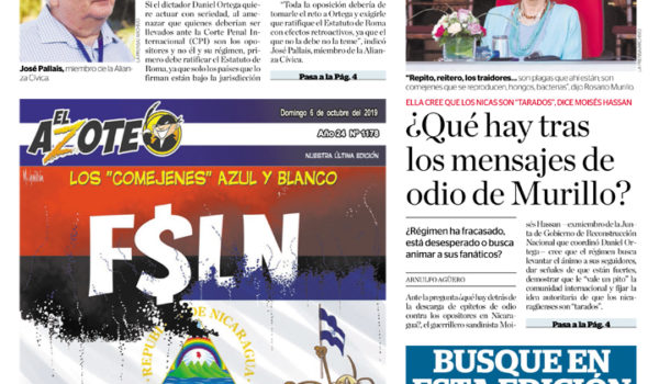 Portada impresa 06-10-2019