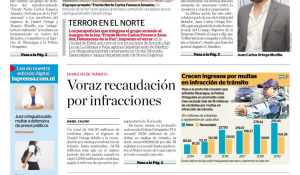 Portada impresa 15-11-2019