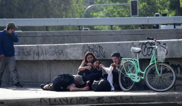 Chile, protestas, menores