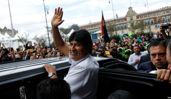 Evo Morales, México