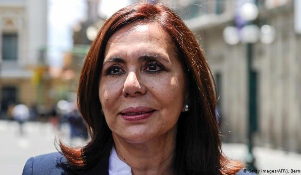 Karen Longaric, Bolivia, Evo Morales