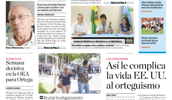 Portada impresa 11-11-2019