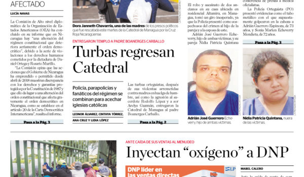 Portada impresa 20-11-2019
