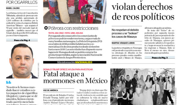 Portada impresa 06-11-2019