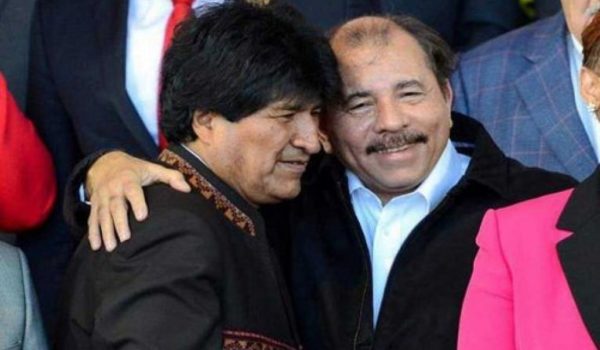 Evo Morales y Daniel Ortega son dos de los principales aliados del régimen de Nicolás Maduro en Venezuela. LA PRENSA/Tomada de internet