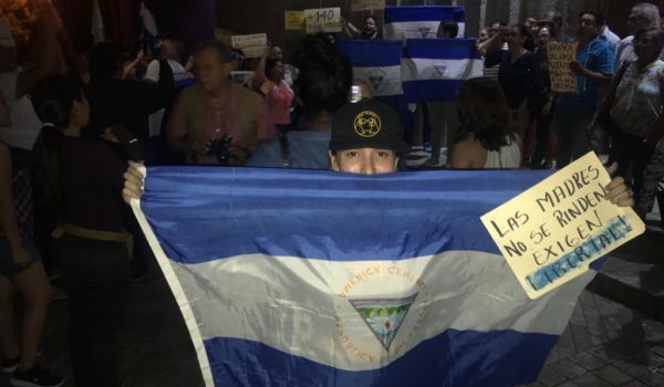 plantón, Managua
