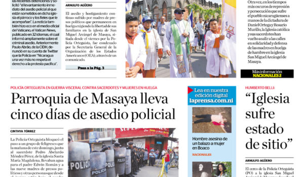 Portada impresa 18-11-2019