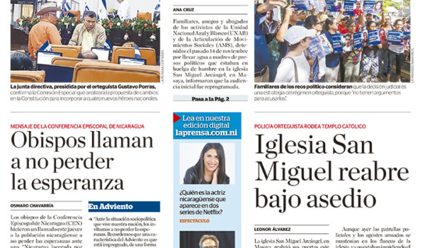 Portada impresa 29-11-2019