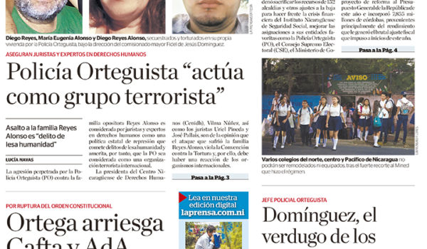 Portada impresa 27-11-2019