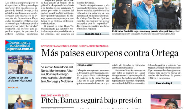 Portada impresa 5-12-2019