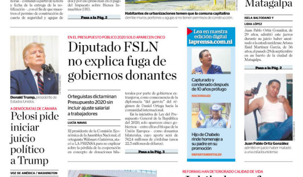Portada impresa 6-12-2019