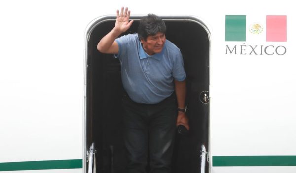 Evo Morales, México, Bolivia, carta de despedida