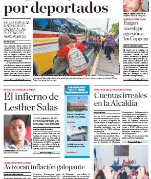 Portada impresa 28-12-2019