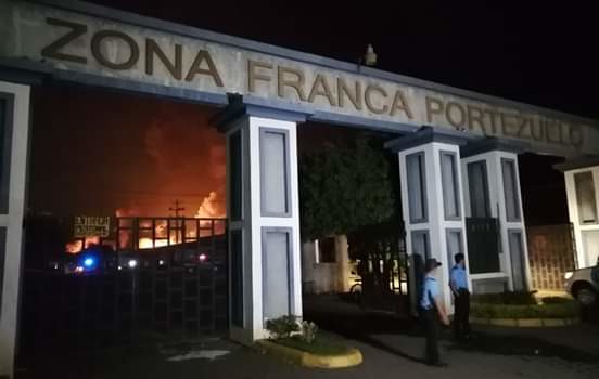 Portezuelo, incendio
