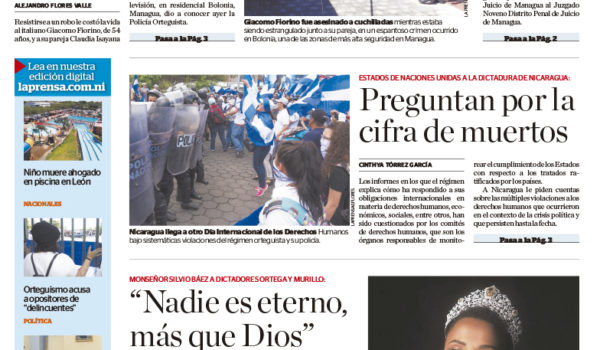 Portada impresa 10-12-2019
