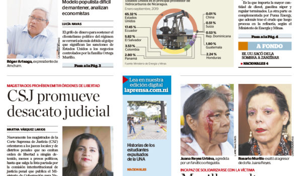 Portada impresa 14-12-2019