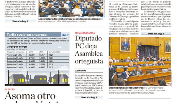 Portada impresa 19-12-2019