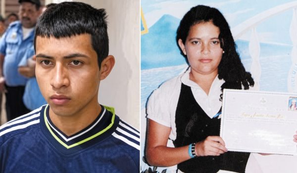 Omar Antonio Aráuz golpeó, violó y enterró viva a Zaida Guzmán, de 17 años. IMAGEN RESTAURADA CON IA