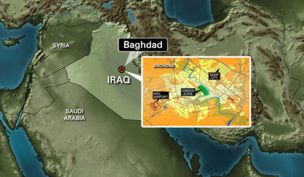Reportan caída de dos cohetes en la Zona Verde de Bagdad, donde se encuentra la embajada de Estados Unidos