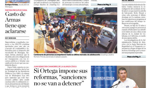 Portada impresa 28-1-2020