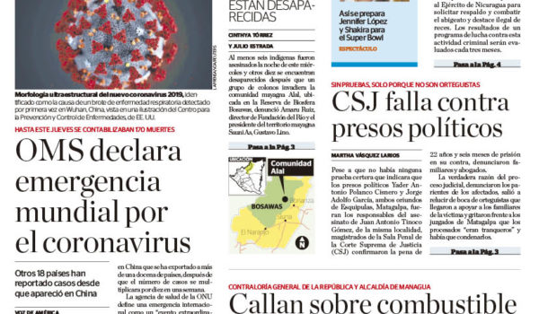 Portada impresa 31-1-2020