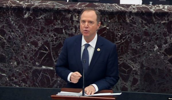 Adam Schiff, juicio político, argumentos, Donald Trump
