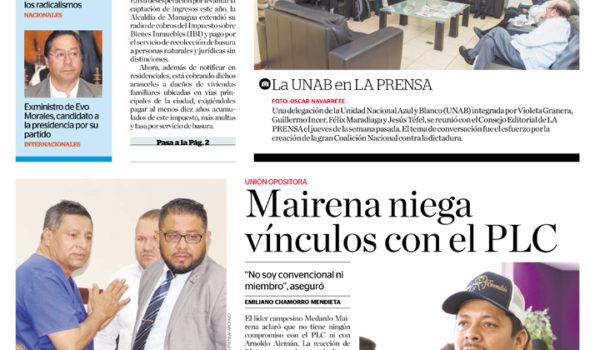 Portada impresa 20-01-2020