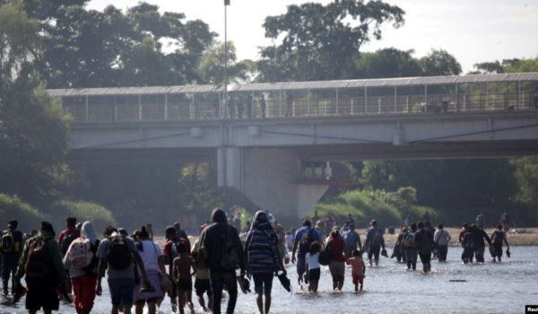 caravana de migrantes, Estados Unidos