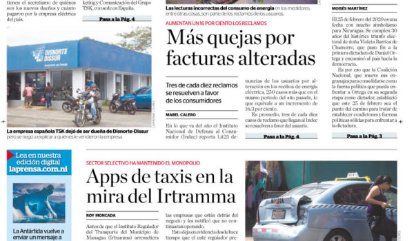 Portada impresa 15-2-2020