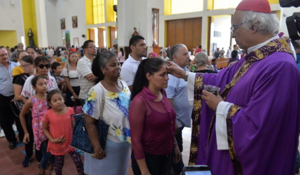 Iglesia Católica de Nicaragua celebra el Miércoles de Ceniza