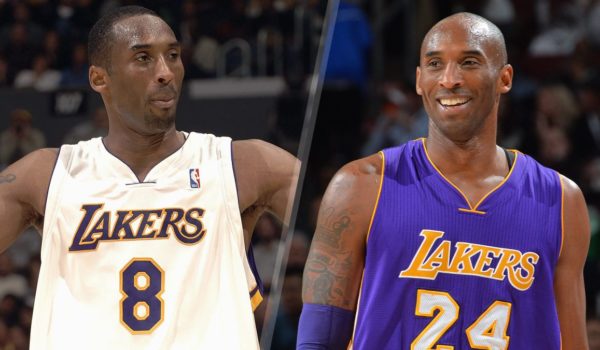 ¿Por qué Kobe Bryant utilizó los números 8 y 24 en un mismo equipo de la NBA?