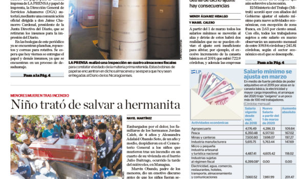 Portada impresa 07-02-2020