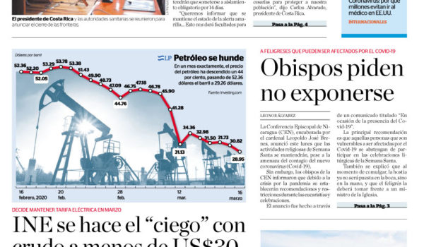 Portada impresa 17-3-2020