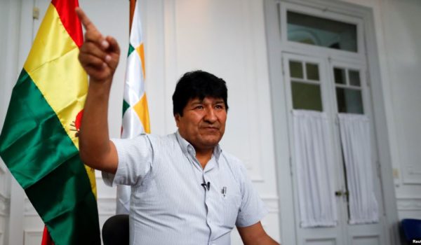 Evo Morales teme fraude o golpe de Estado si su partido gana elecciones en Bolivia