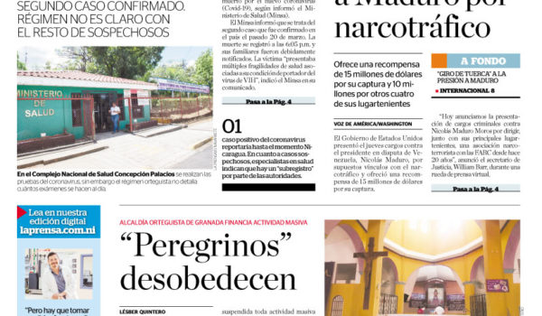 Portada impresa 27-3-2020