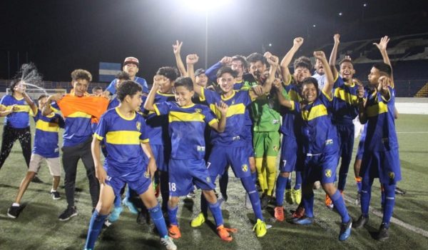 El campeón Sub-15, el equipo más goleador (128) de las categorías menores