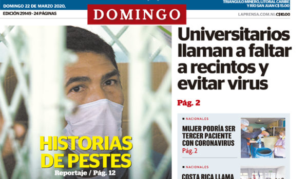 Portada impresa 22-03-2020
