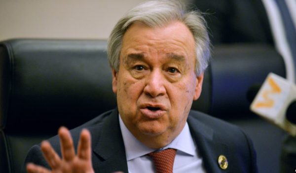 Antonio Guterres, pandemia, coronavirus