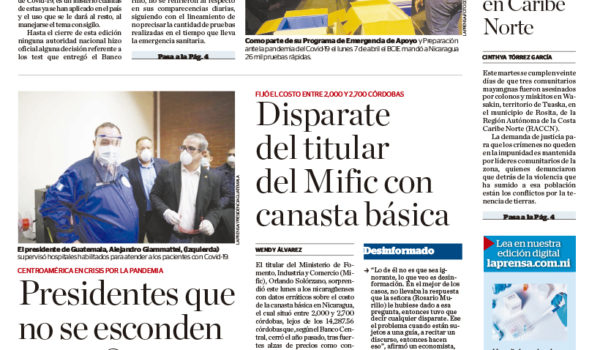 Portada impresa 14-04-2020