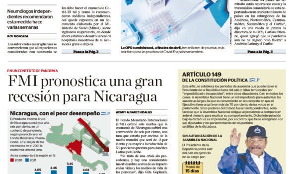 Portada impresa 15-04-2020