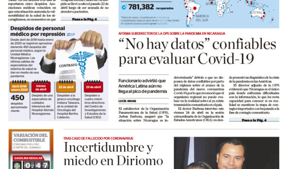 Portada impresa 25-04-2020
