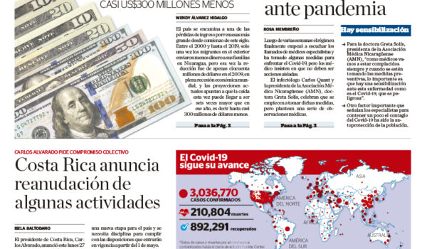 Portada impresa 28-04-2020