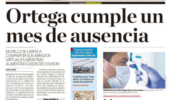 Portada impresa 13-04-2020