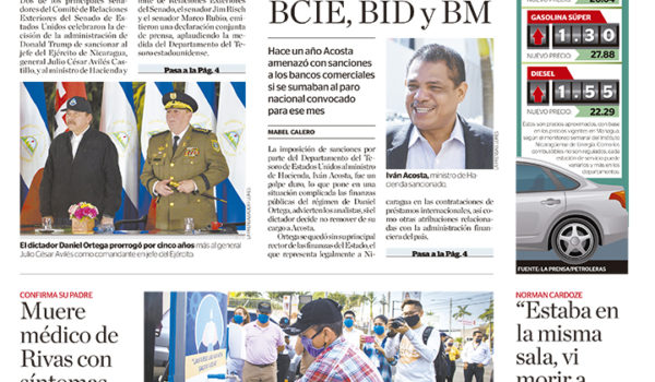 Portada impresa 23-05-2020