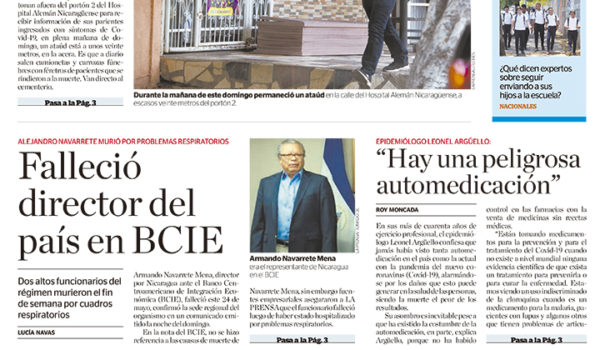 Portada impresa 25-05-2020