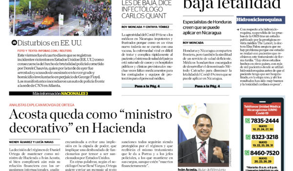 Portada impresa 30-05-2020